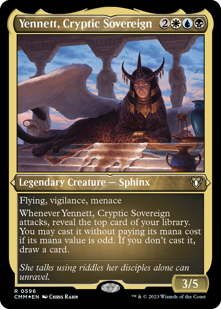 Yennett, Cryptic Sovereign (Foil Etched) [Commander Masters] | I Want That Stuff Brandon