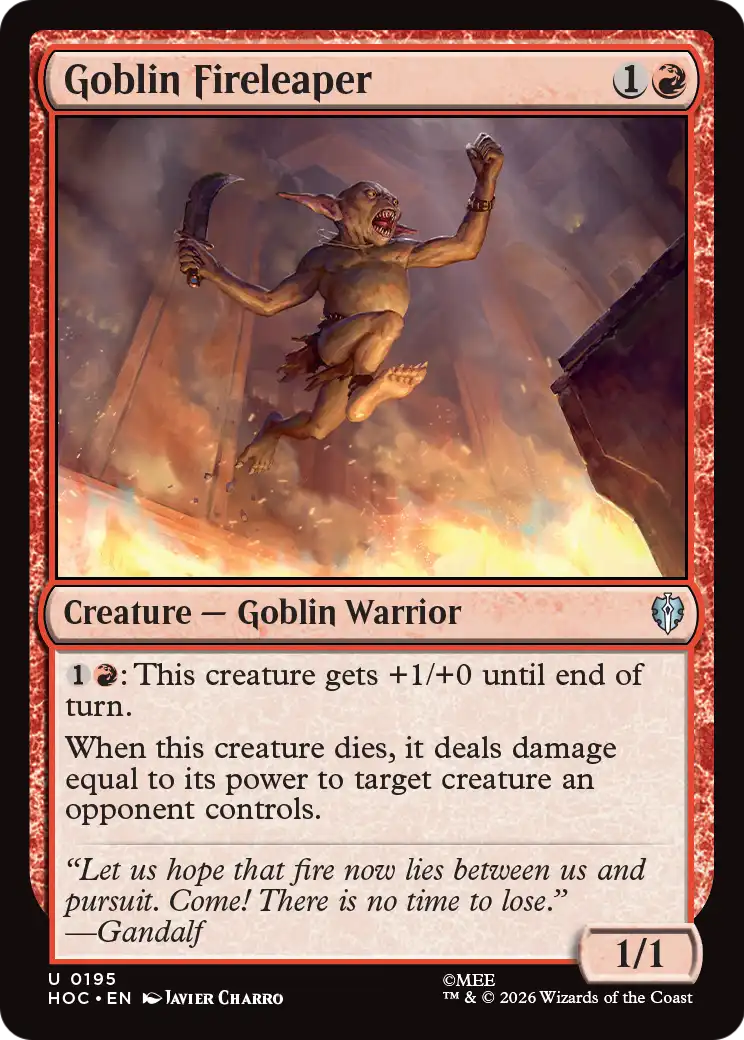 Goblin Fireleaper [The Hobbit: Eternal-Legal] | I Want That Stuff Brandon