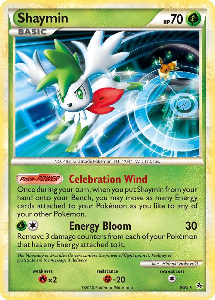 Shaymin (8/95) [HeartGold & SoulSilver: Unleashed] | I Want That Stuff Brandon