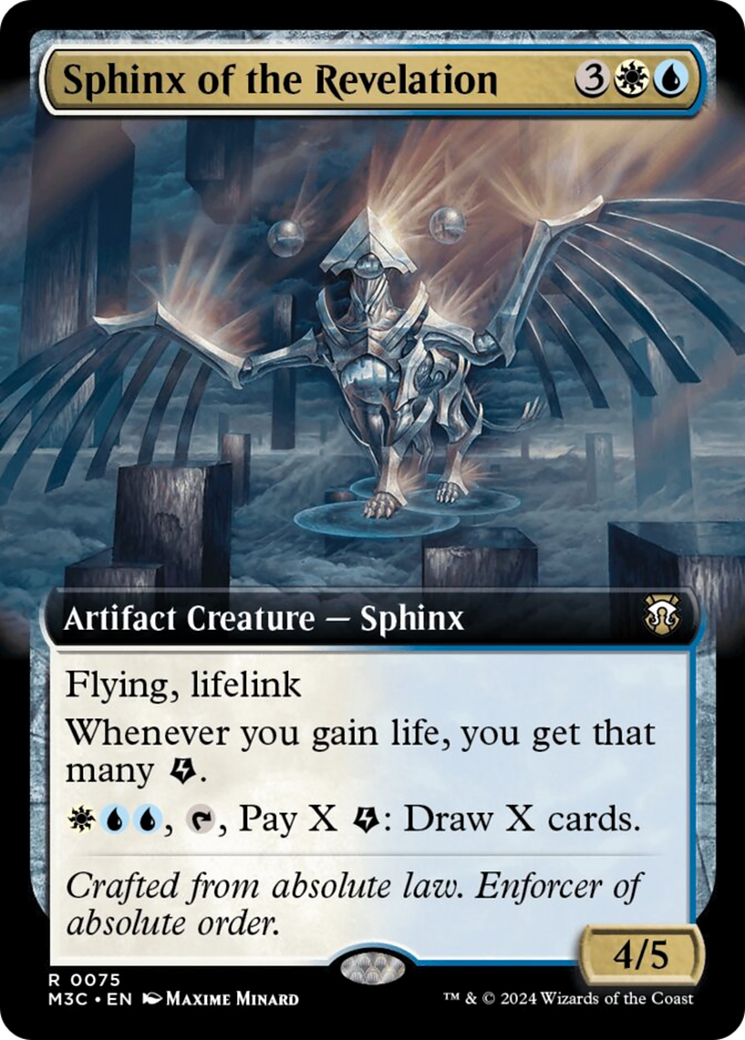 Sphinx of the Revelation (Extended Art) (Ripple Foil) [Modern Horizons 3 Commander] | I Want That Stuff Brandon