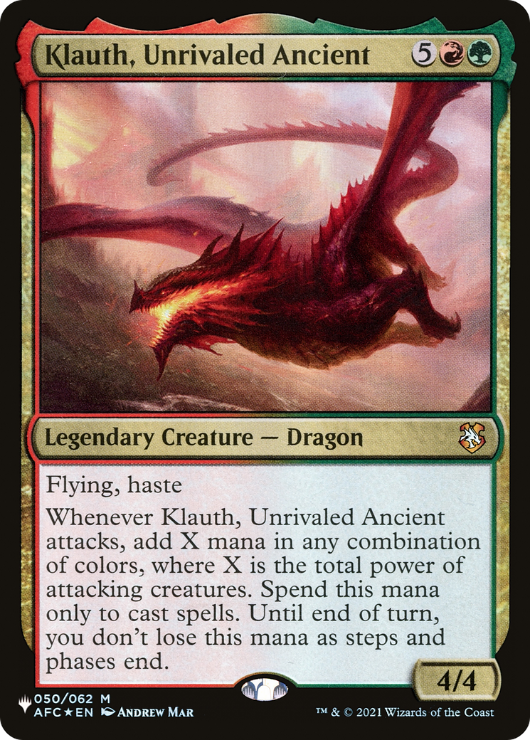Klauth, Unrivaled Ancient [The List] | I Want That Stuff Brandon