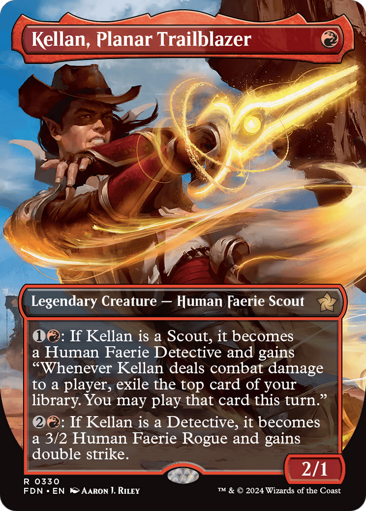 Kellan, Planar Trailblazer (Borderless) [Foundations] | I Want That Stuff Brandon