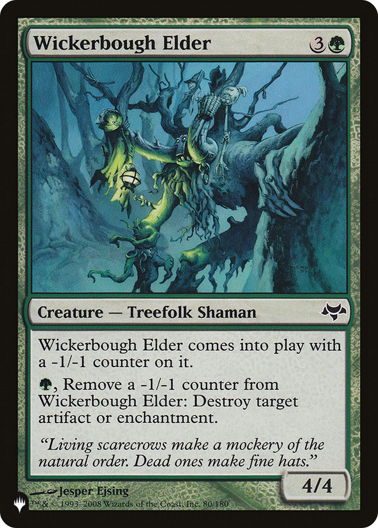 Wickerbough Elder [The List Reprints] | I Want That Stuff Brandon