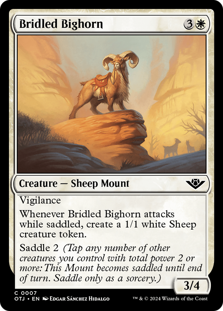 Bridled Bighorn [Outlaws of Thunder Junction] | I Want That Stuff Brandon