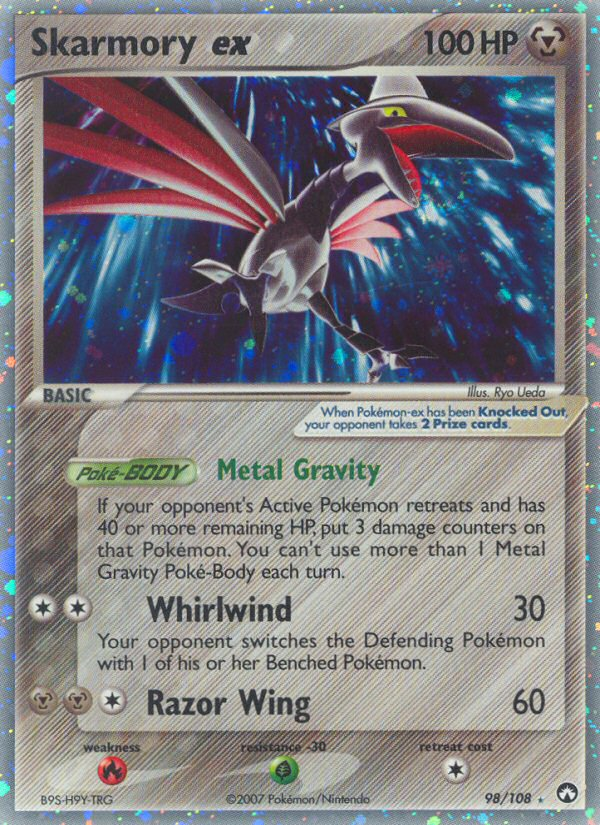 Skarmory ex (98/108) [EX: Power Keepers] | I Want That Stuff Brandon