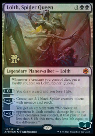 Lolth, Spider Queen [Dungeons & Dragons: Adventures in the Forgotten Realms Prerelease Promos] | I Want That Stuff Brandon