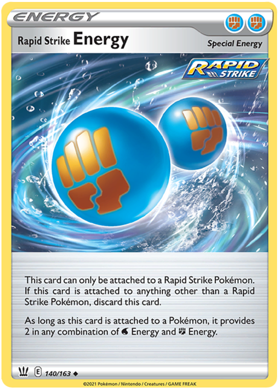 Rapid Strike Energy (140/163) [Sword & Shield: Battle Styles] | I Want That Stuff Brandon