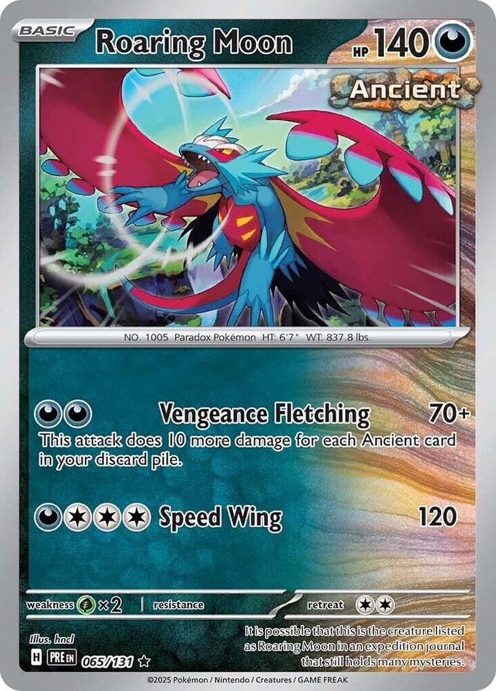 Roaring Moon (065/131) [Scarlet & Violet: Prismatic Evolutions] | I Want That Stuff Brandon