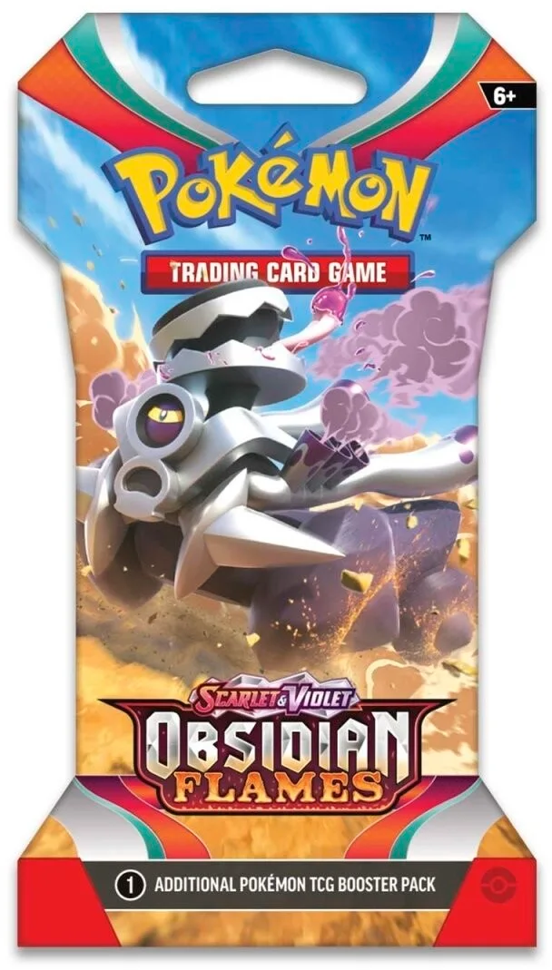 Scarlet & Violet: Obsidian Flames - Sleeved Booster Pack | I Want That Stuff Brandon