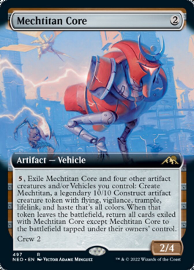 Mechtitan Core (Extended Art) [Kamigawa: Neon Dynasty] | I Want That Stuff Brandon