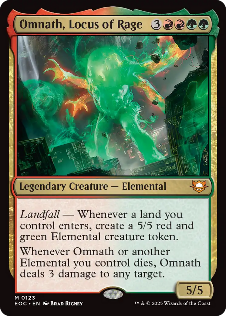 Omnath, Locus of Rage [Edge of Eternities Commander] | I Want That Stuff Brandon