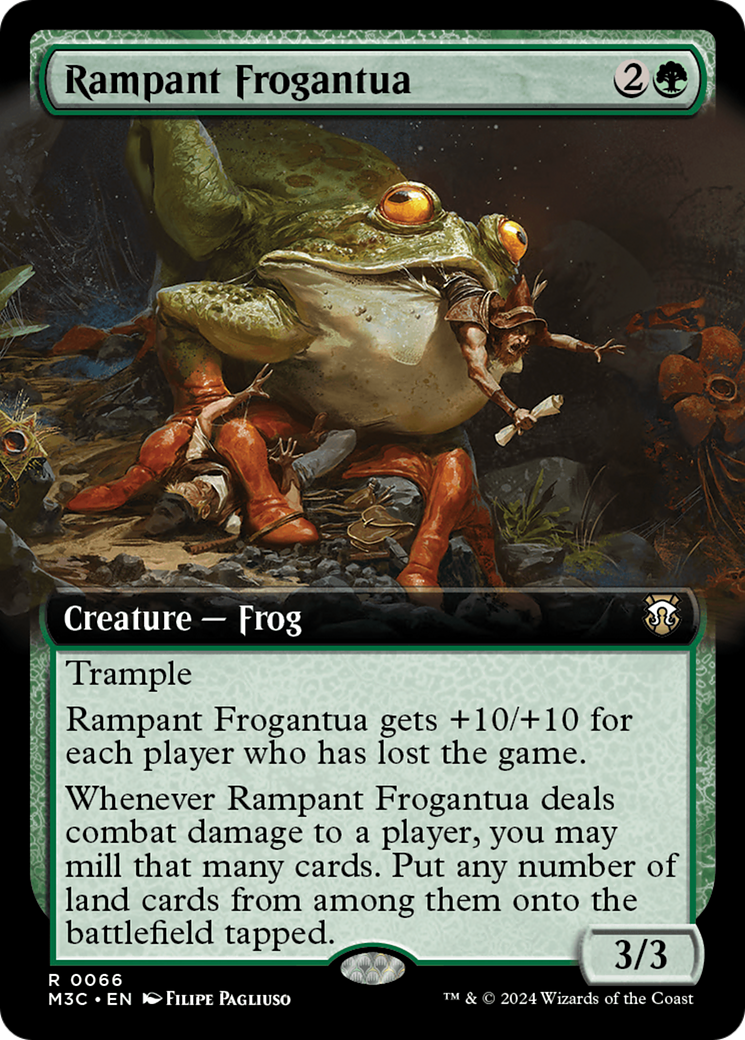 Rampant Frogantua (Extended Art) [Modern Horizons 3 Commander] | I Want That Stuff Brandon