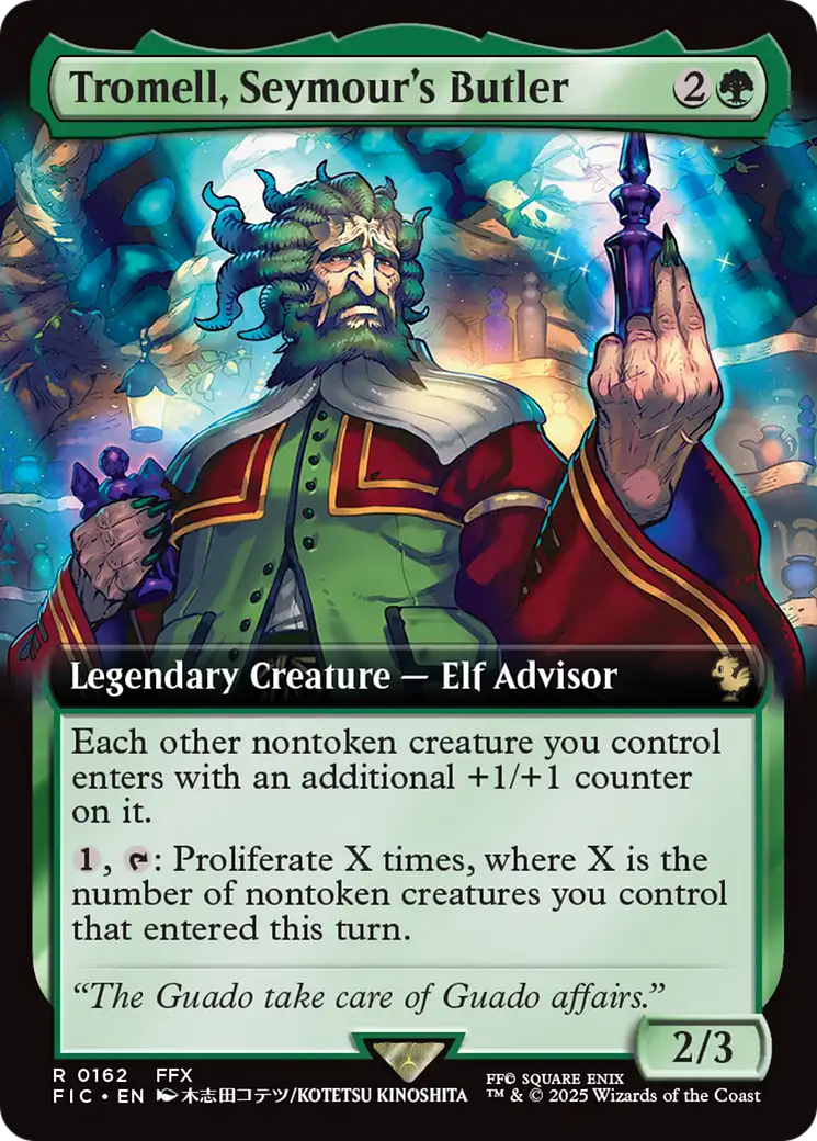 Tromell, Seymour's Butler (Extended Art) [FINAL FANTASY Commander] | I Want That Stuff Brandon