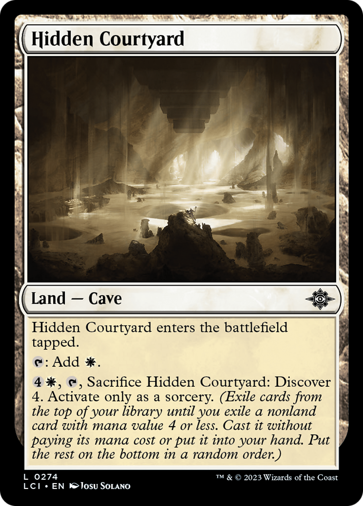 Hidden Courtyard [The Lost Caverns of Ixalan] | I Want That Stuff Brandon