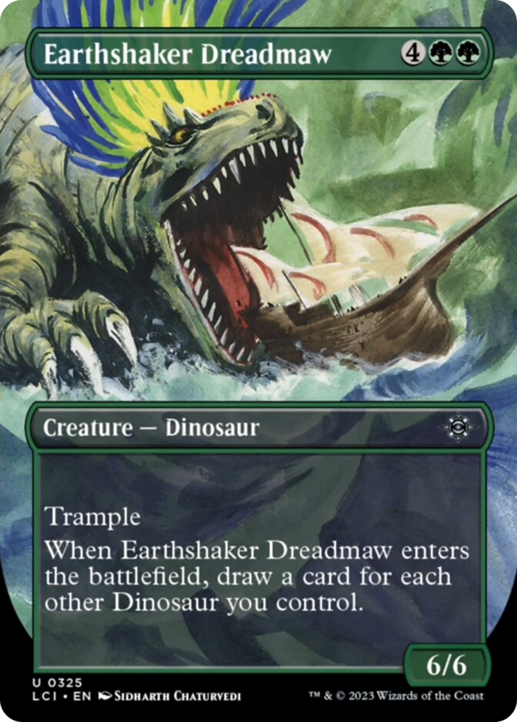 Earthshaker Dreadmaw (Borderless) [The Lost Caverns of Ixalan] | I Want That Stuff Brandon