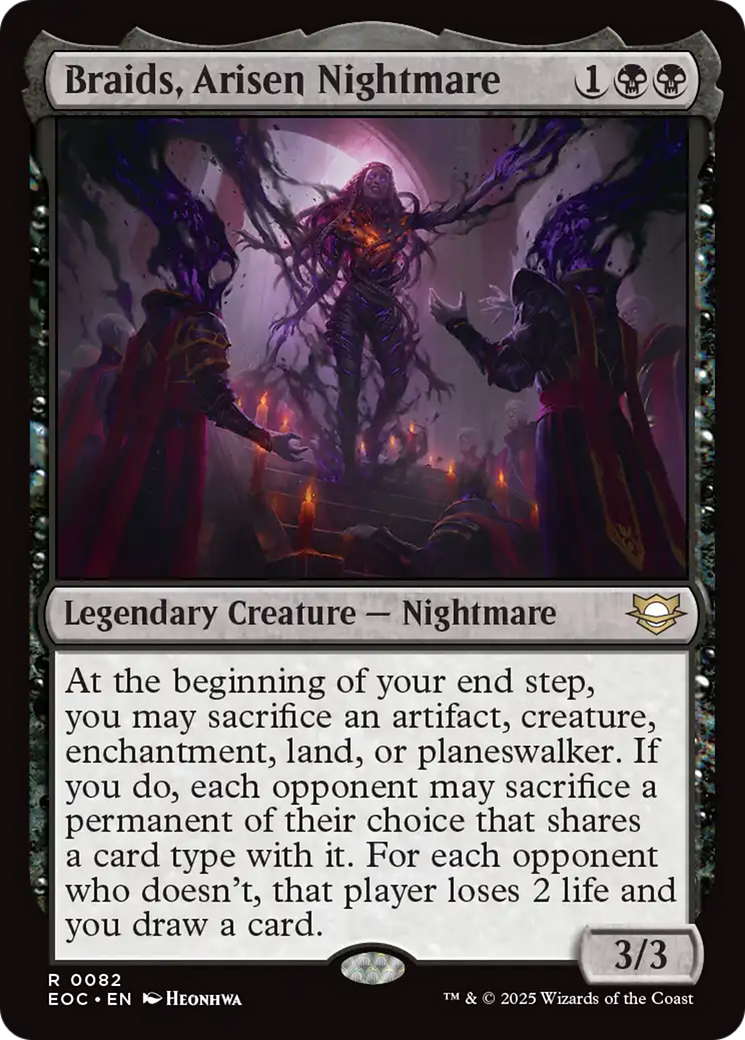 Braids, Arisen Nightmare [Edge of Eternities Commander] | I Want That Stuff Brandon