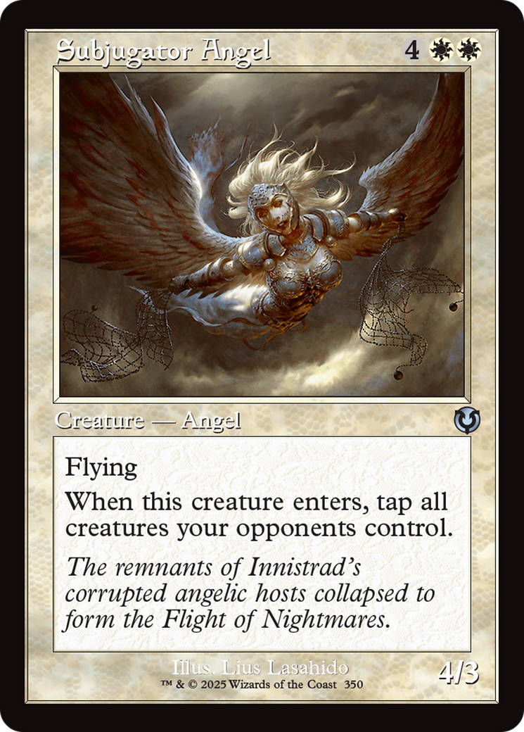 Subjugator Angel (Retro Frame) [Innistrad Remastered] | I Want That Stuff Brandon