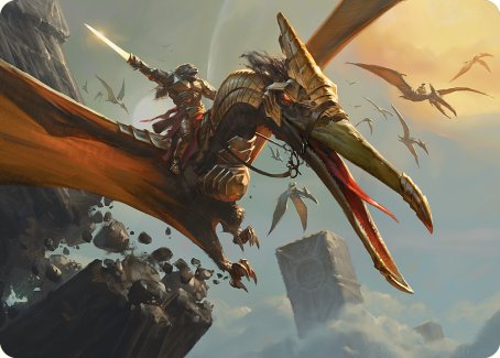 Skyhunter Strike Force Art Card [Phyrexia: All Will Be One Art Series] | I Want That Stuff Brandon