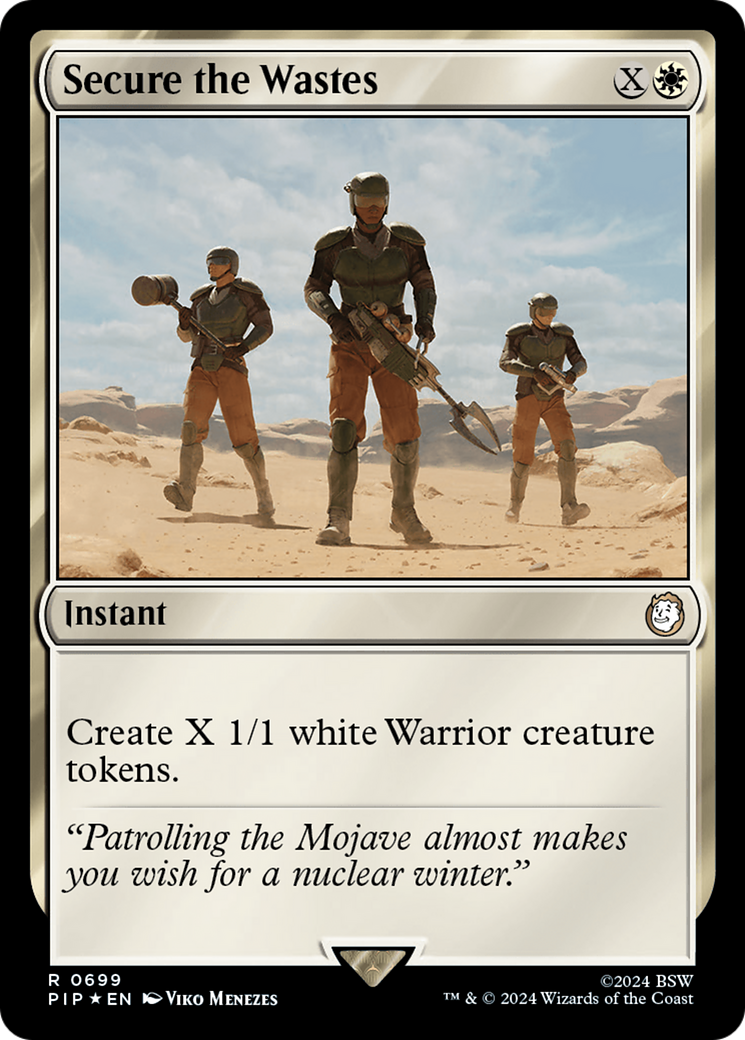 Secure the Wastes (Surge Foil) [Fallout] | I Want That Stuff Brandon