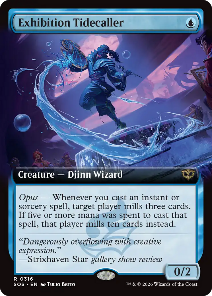 Exhibition Tidecaller (Extended Art) [Secrets of Strixhaven] | I Want That Stuff Brandon