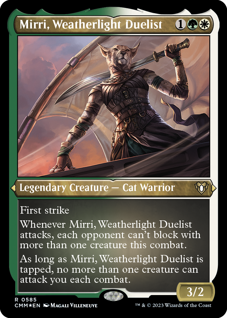 Mirri, Weatherlight Duelist (Foil Etched) [Commander Masters] | I Want That Stuff Brandon