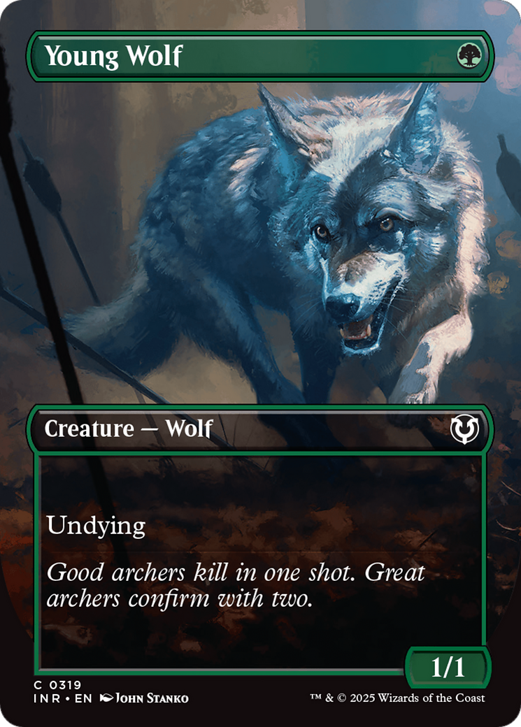 Young Wolf (Borderless) [Innistrad Remastered] | I Want That Stuff Brandon