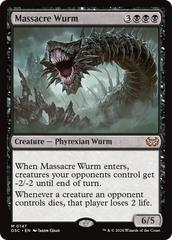 Massacre Wurm [Duskmourn: House of Horror Commander] | I Want That Stuff Brandon