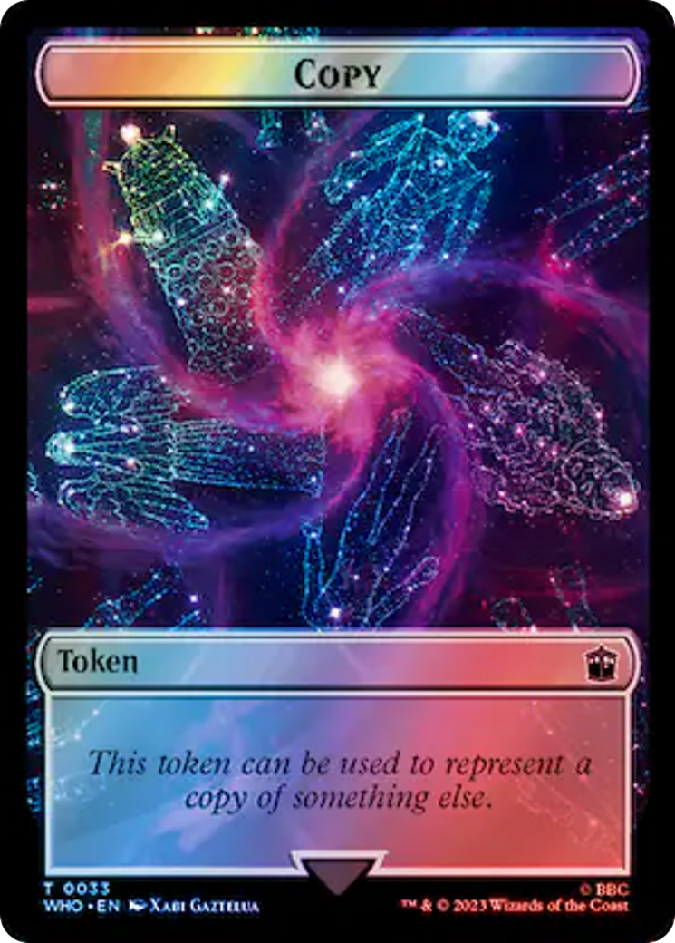 Copy // Beast Double-Sided Token (Surge Foil) [Doctor Who Tokens] | I Want That Stuff Brandon