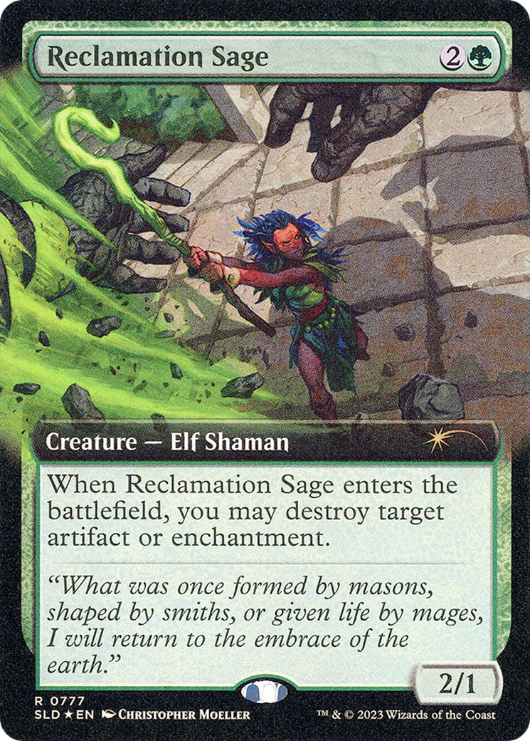 Reclamation Sage (Extended Art) [Secret Lair Drop Series] | I Want That Stuff Brandon