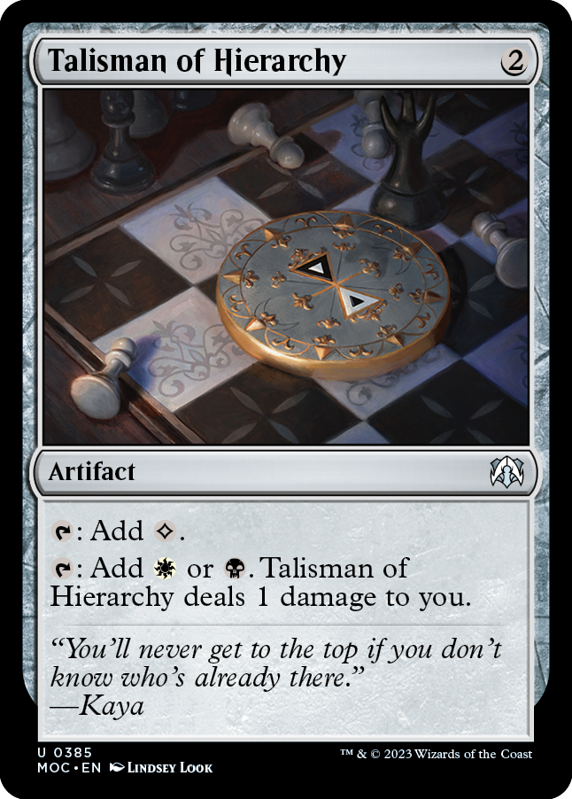 Talisman of Hierarchy [March of the Machine Commander] | I Want That Stuff Brandon