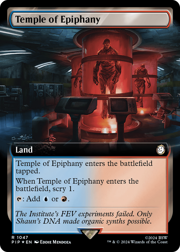 Temple of Epiphany (Extended Art) (Surge Foil) [Fallout] | I Want That Stuff Brandon