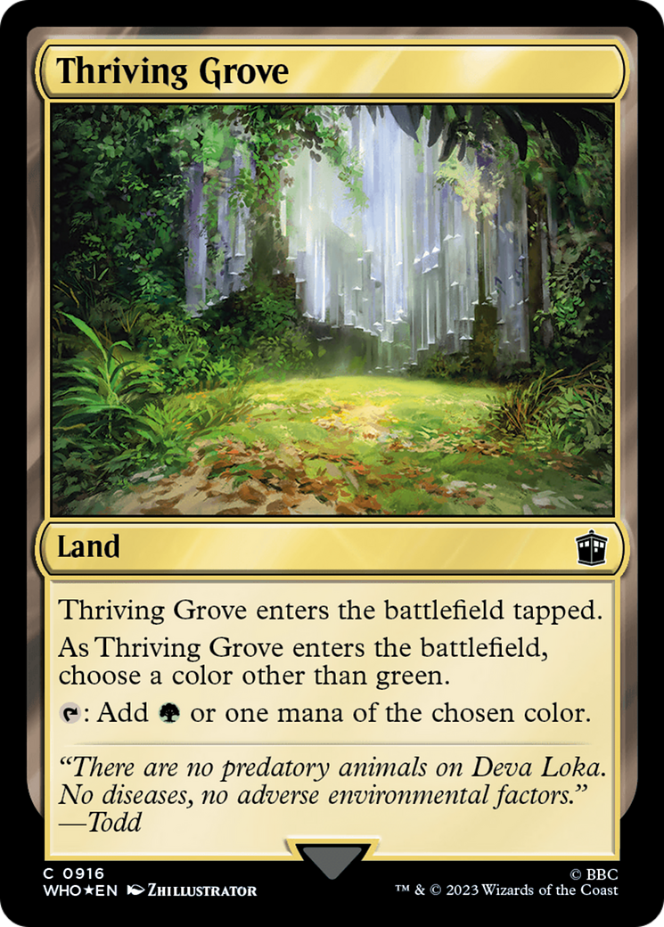 Thriving Grove (Surge Foil) [Doctor Who] | I Want That Stuff Brandon