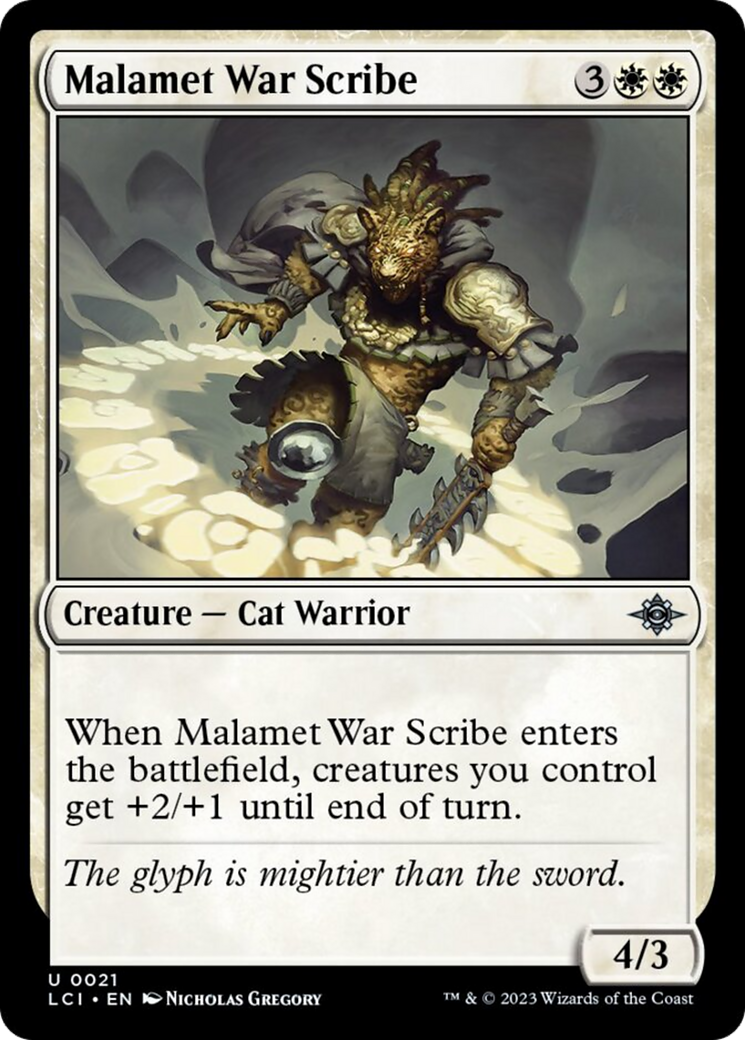 Malamet War Scribe [The Lost Caverns of Ixalan] | I Want That Stuff Brandon