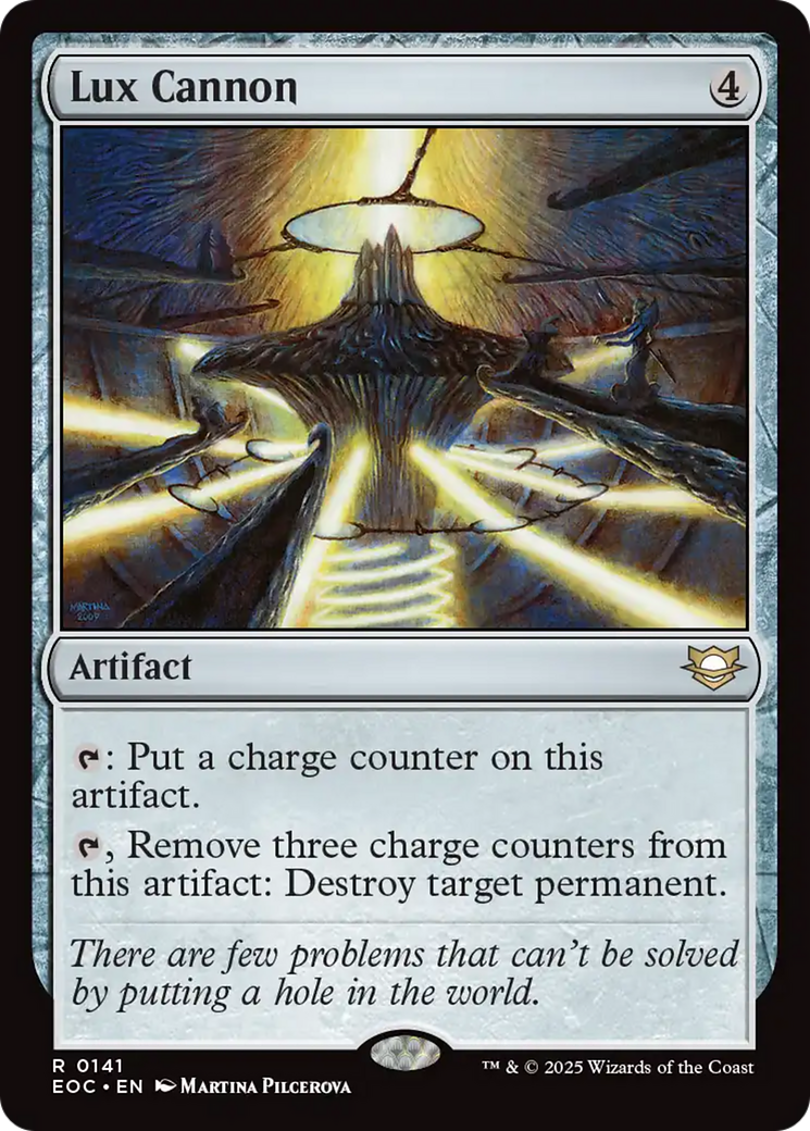 Lux Cannon [Edge of Eternities Commander] | I Want That Stuff Brandon