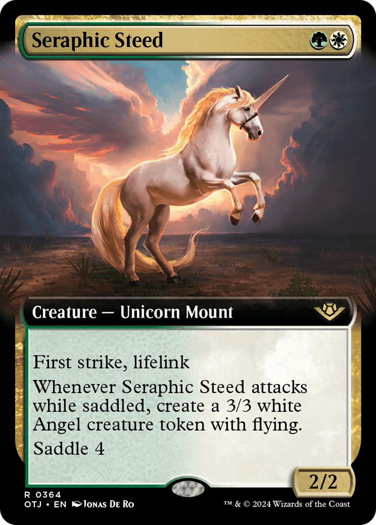 Seraphic Steed (Extended Art) [Outlaws of Thunder Junction] | I Want That Stuff Brandon