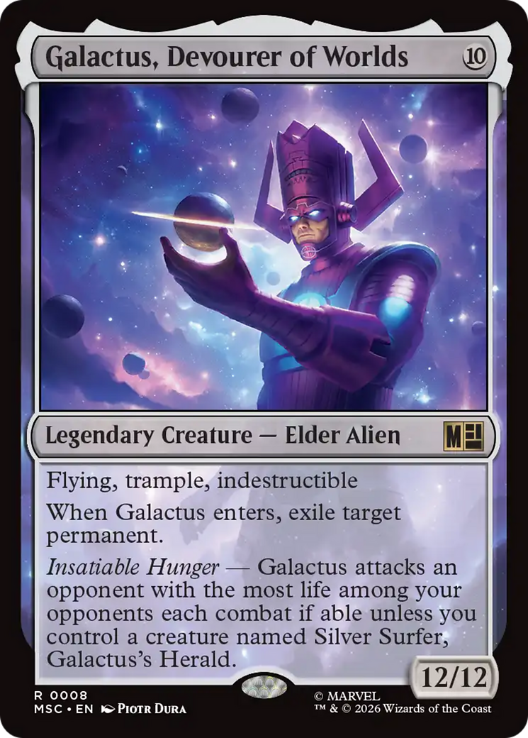 Galactus, Devourer of Worlds (Surge Foil) [Marvel Super Heroes Commander] | I Want That Stuff Brandon