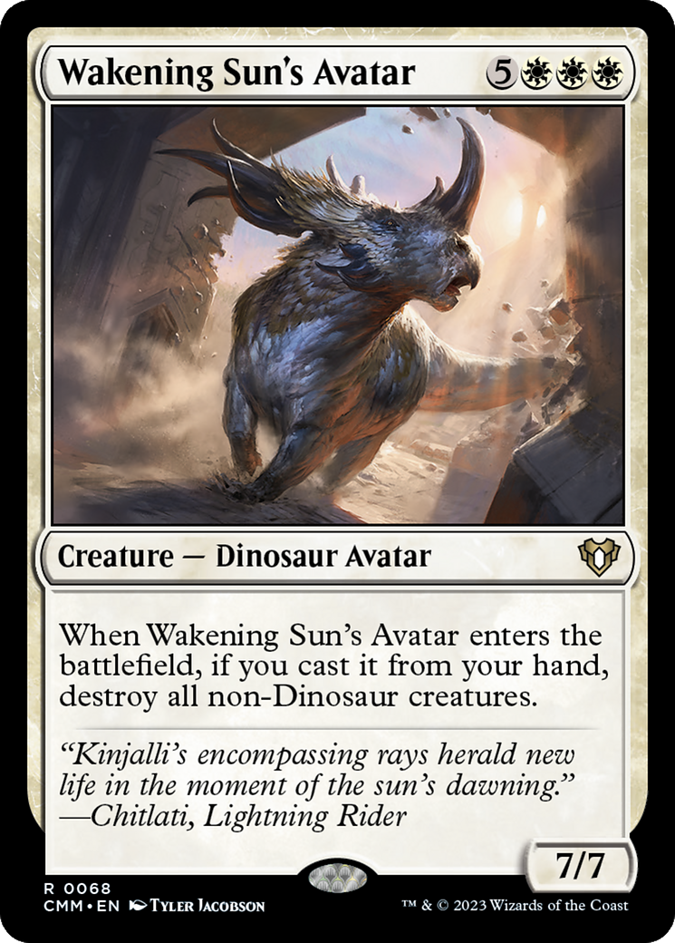 Wakening Sun's Avatar [Commander Masters] | I Want That Stuff Brandon