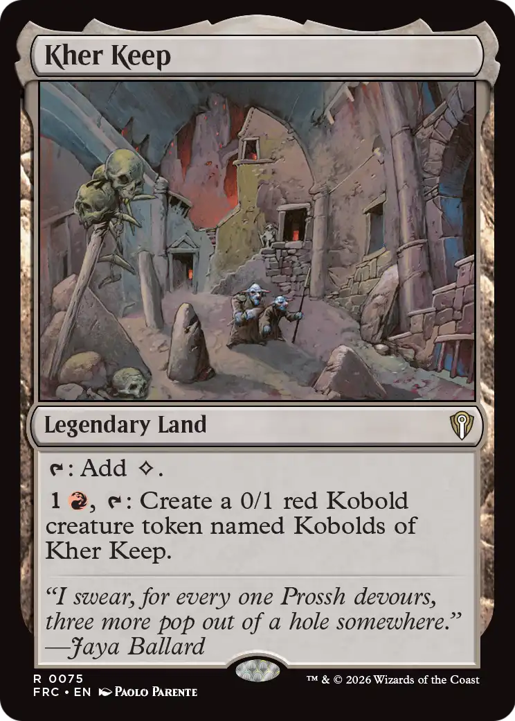 Kher Keep [Reality Fracture Commander] | I Want That Stuff Brandon
