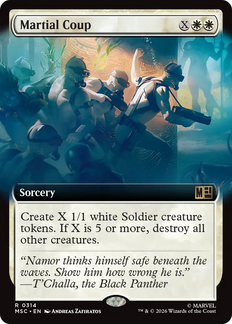 Martial Coup (Extended Art) [Marvel Super Heroes Commander] | I Want That Stuff Brandon