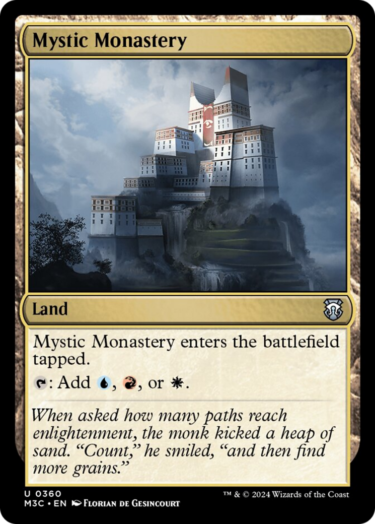 Mystic Monastery (Ripple Foil) [Modern Horizons 3 Commander] | I Want That Stuff Brandon