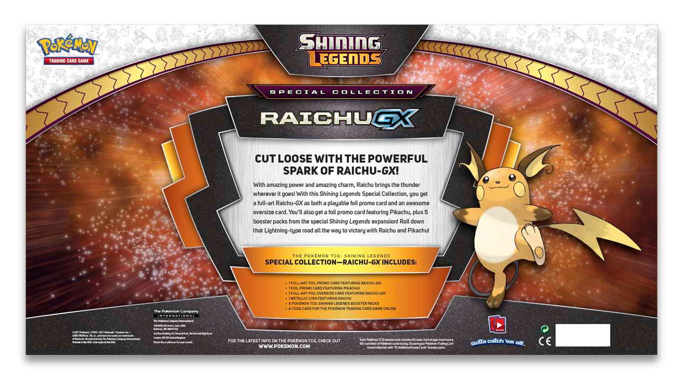 Shining Legends - Special Collection (Raichu GX) | I Want That Stuff Brandon