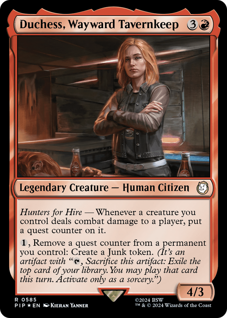 Duchess, Wayward Tavernkeep (Surge Foil) [Fallout] | I Want That Stuff Brandon