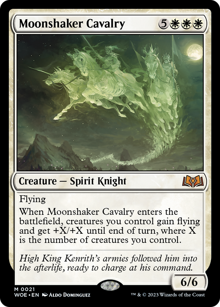 Moonshaker Cavalry [Wilds of Eldraine] | I Want That Stuff Brandon