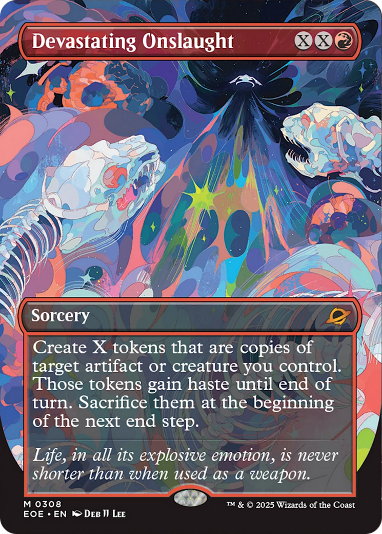 Devastating Onslaught (Borderless) [Edge of Eternities] | I Want That Stuff Brandon
