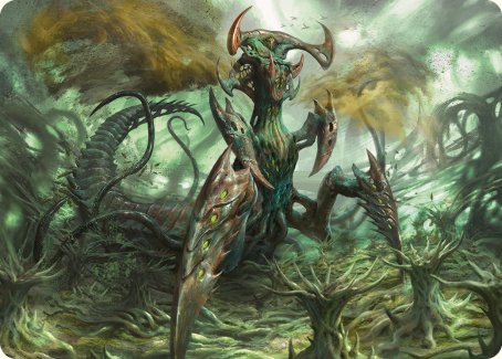 Zopandrel, Hunger Dominus Art Card [Phyrexia: All Will Be One Art Series] | I Want That Stuff Brandon