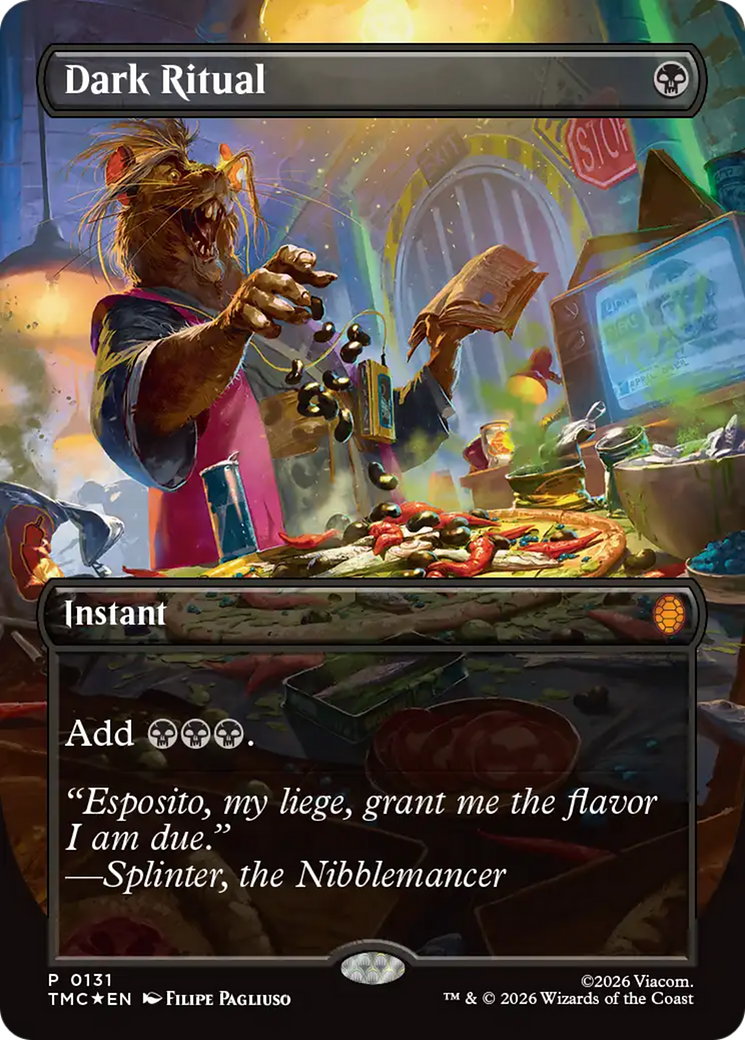 Dark Ritual (Borderless) [Teenage Mutant Ninja Turtles Commander] | I Want That Stuff Brandon