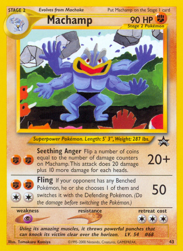 Machamp (43) [Wizards of the Coast: Black Star Promos] | I Want That Stuff Brandon