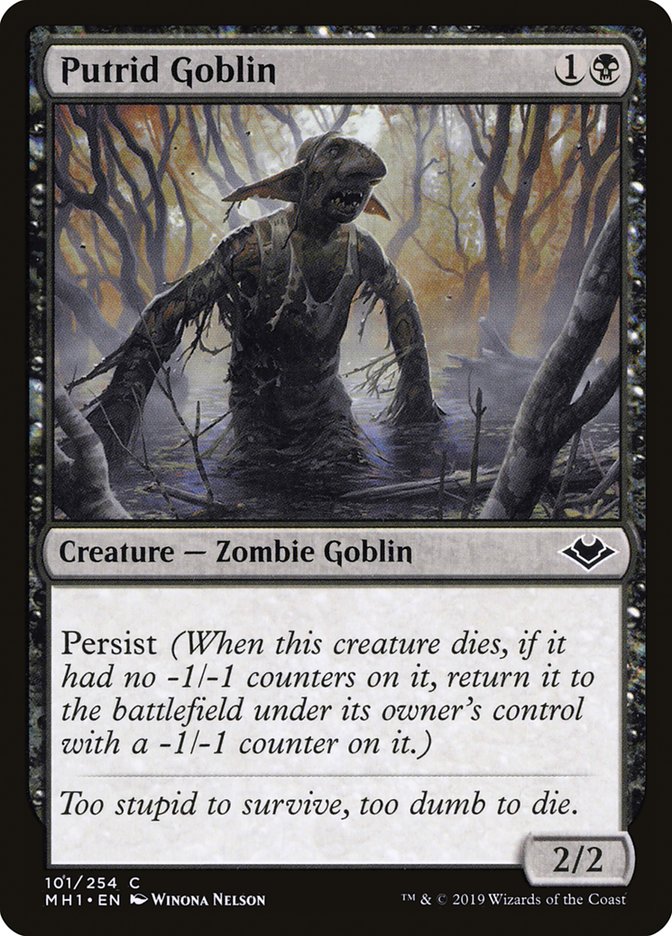 Putrid Goblin [Modern Horizons] | I Want That Stuff Brandon