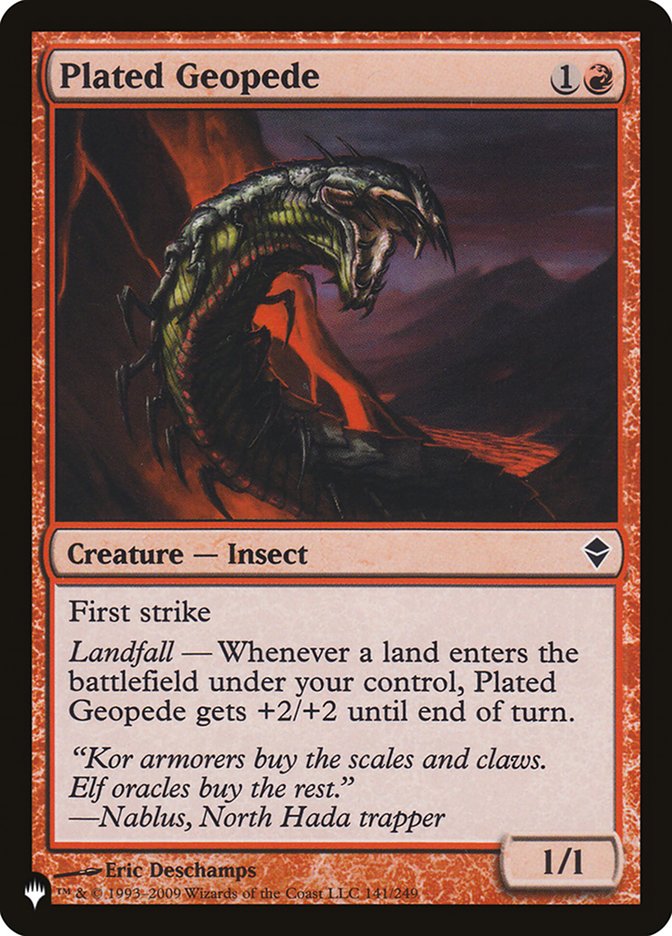 Plated Geopede [The List] | I Want That Stuff Brandon