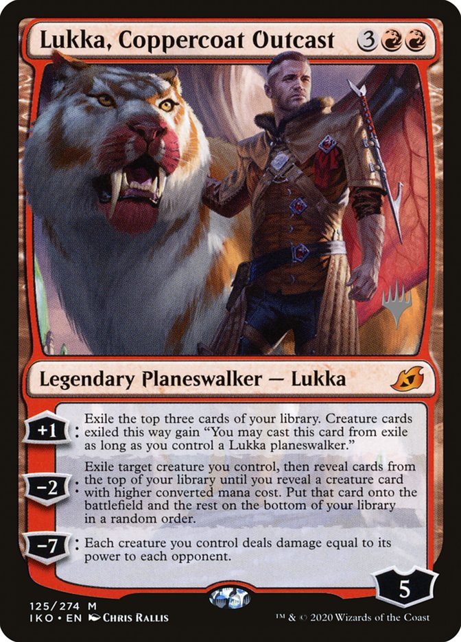 Lukka, Coppercoat Outcast (Promo Pack) [Ikoria: Lair of Behemoths Promos] | I Want That Stuff Brandon